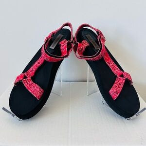 Red Bandana Strap Sandals ❤️‍🔥